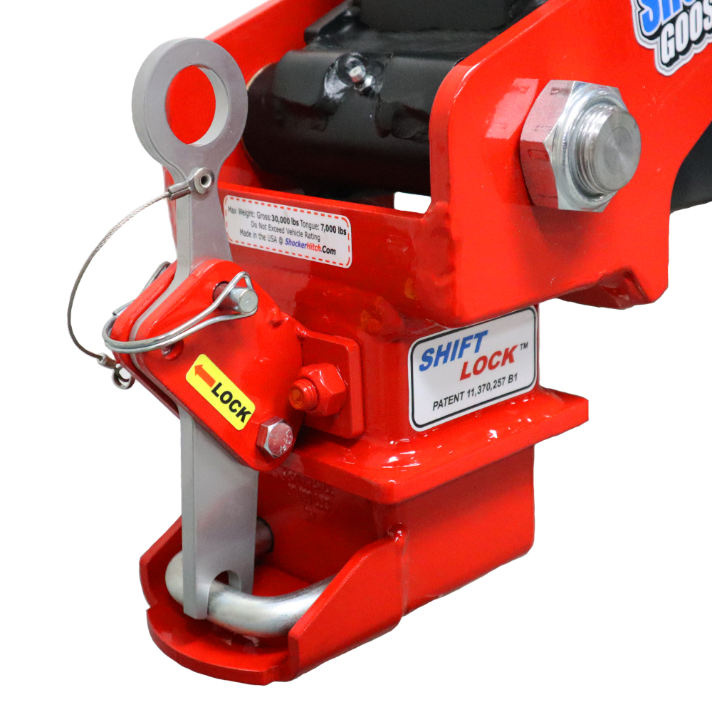 Dual Latching Gooseneck Shift Lock Coupler for 2-5/16" Ball