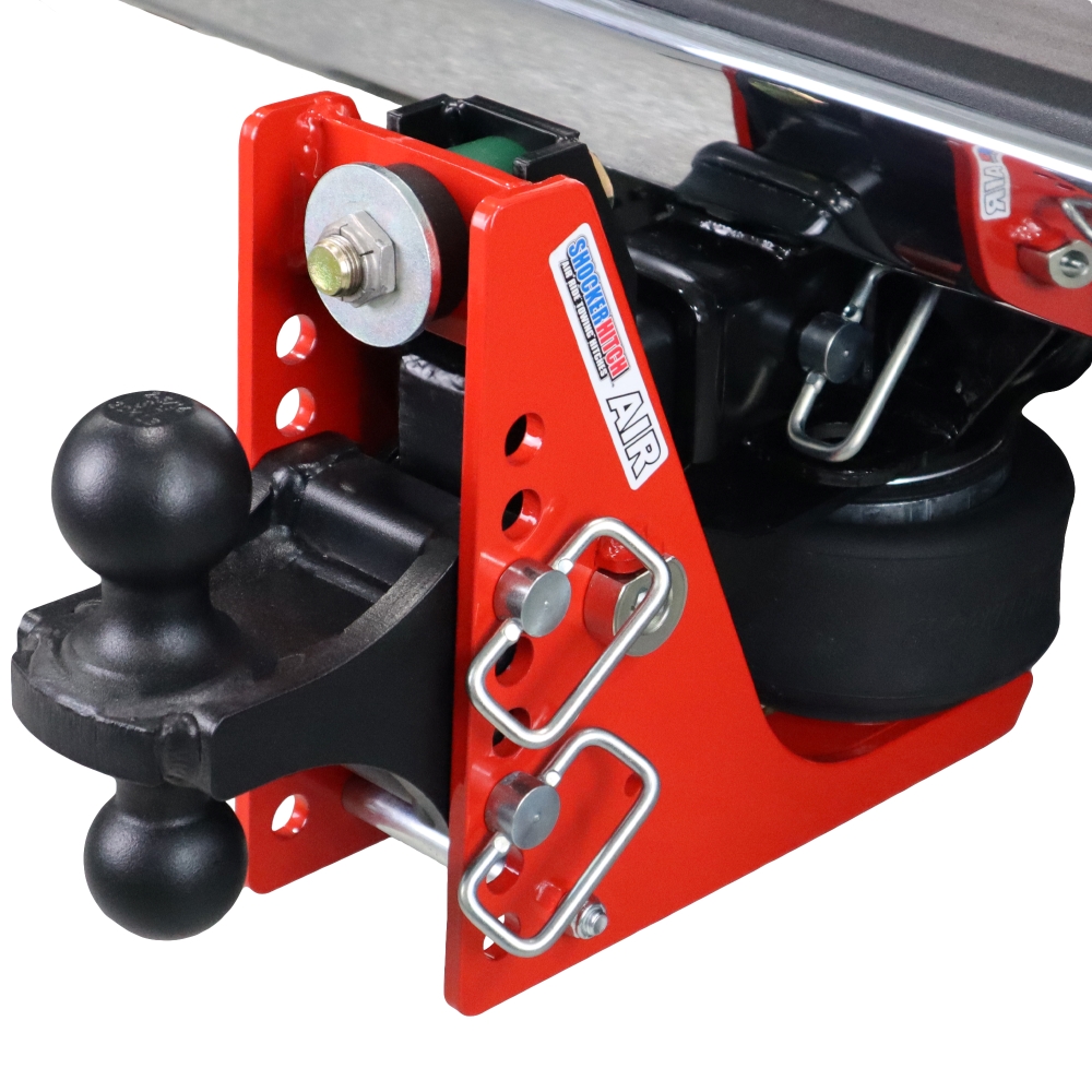 Shocker 12K Air Bumper Hitch with Black Combo Ball Mount