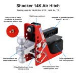 14K Red Air Receiver Hitch Features - Diagram