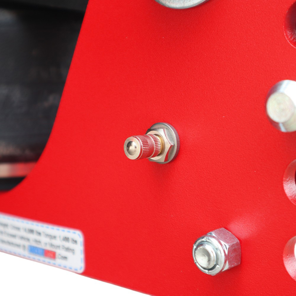 Easy To Use Air Valve on 14K Air Hitch