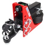 14K Air Hitch & Channel 8-Ton Pintle & 2" Ball - 2-1/2" Receiver