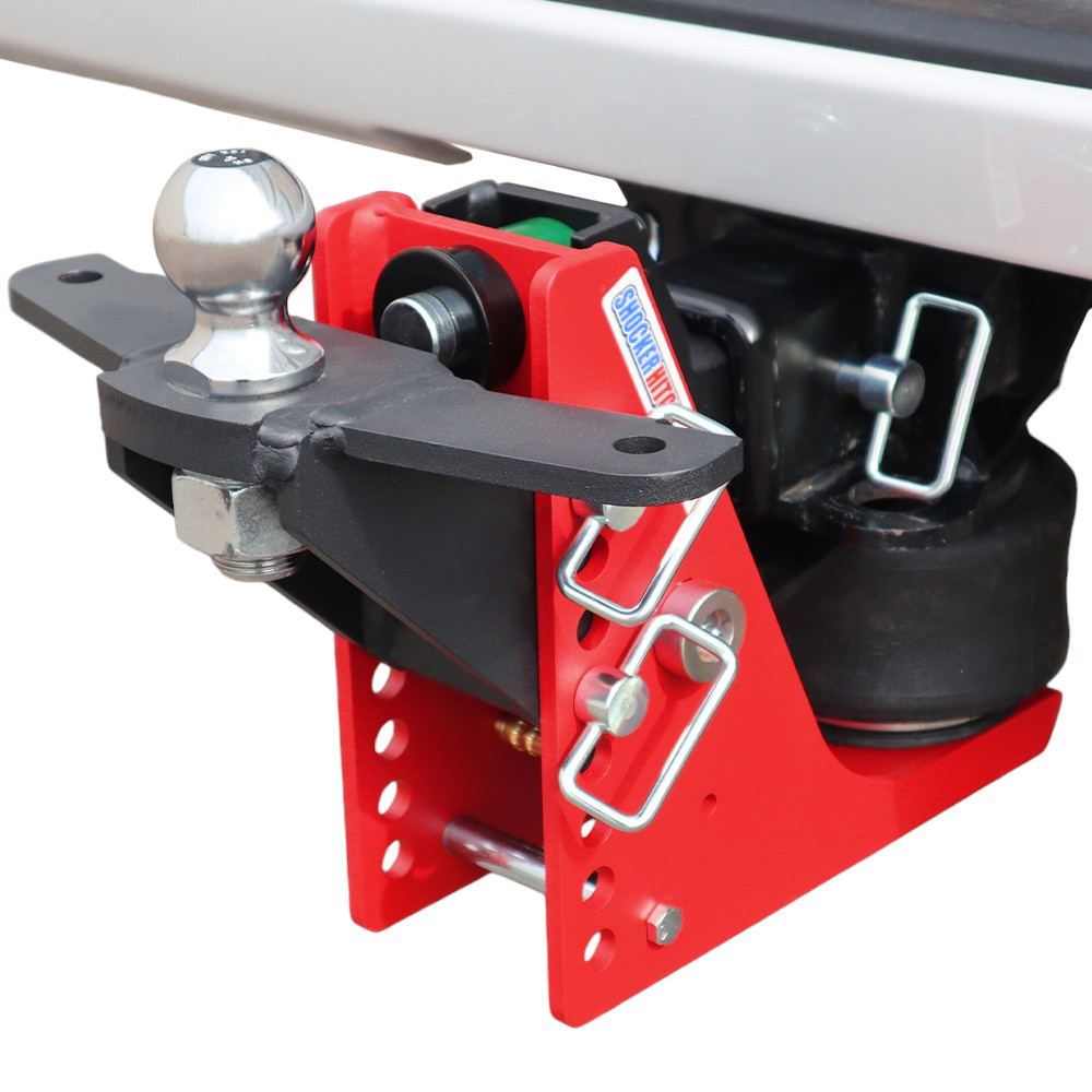 14K Air Hitch & Sway Tab Raised Mount w/ 2" Ball Installed