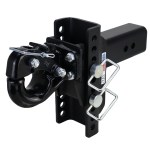 XR Adjustable Pintle Hitch - 3" Receiver - 10 Hole Frame