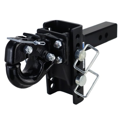 XR Adjustable Pintle Hitch - 2" Receiver - 8 Hole Frame