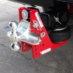 Shocker HD Air Hitch Combo Ball Mount with Sway Bar Tabs Installed