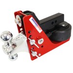Shocker Air Bumper Hitch Combo Ball (1/2" to 4-1/2" Drop)