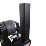 Shocker Gooseneck Air Hitch & 9" Extension Coupler for 2-5/16" Ball - (Square Stem - Straight Pin Holes)