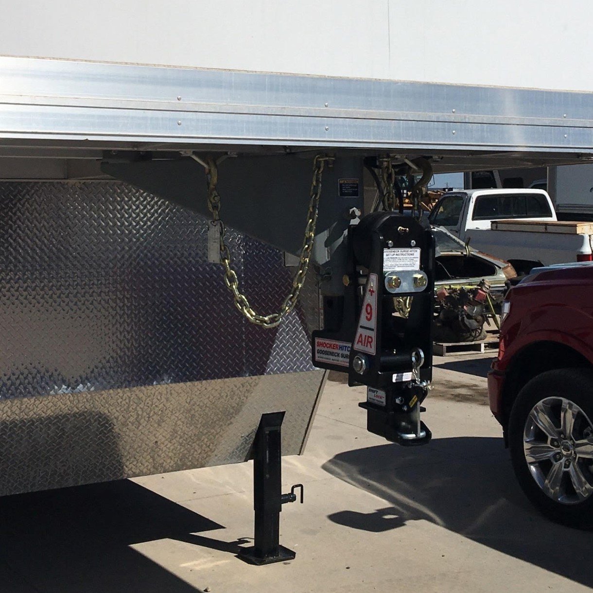 9" Extension Air Ride Gooseneck Coupler