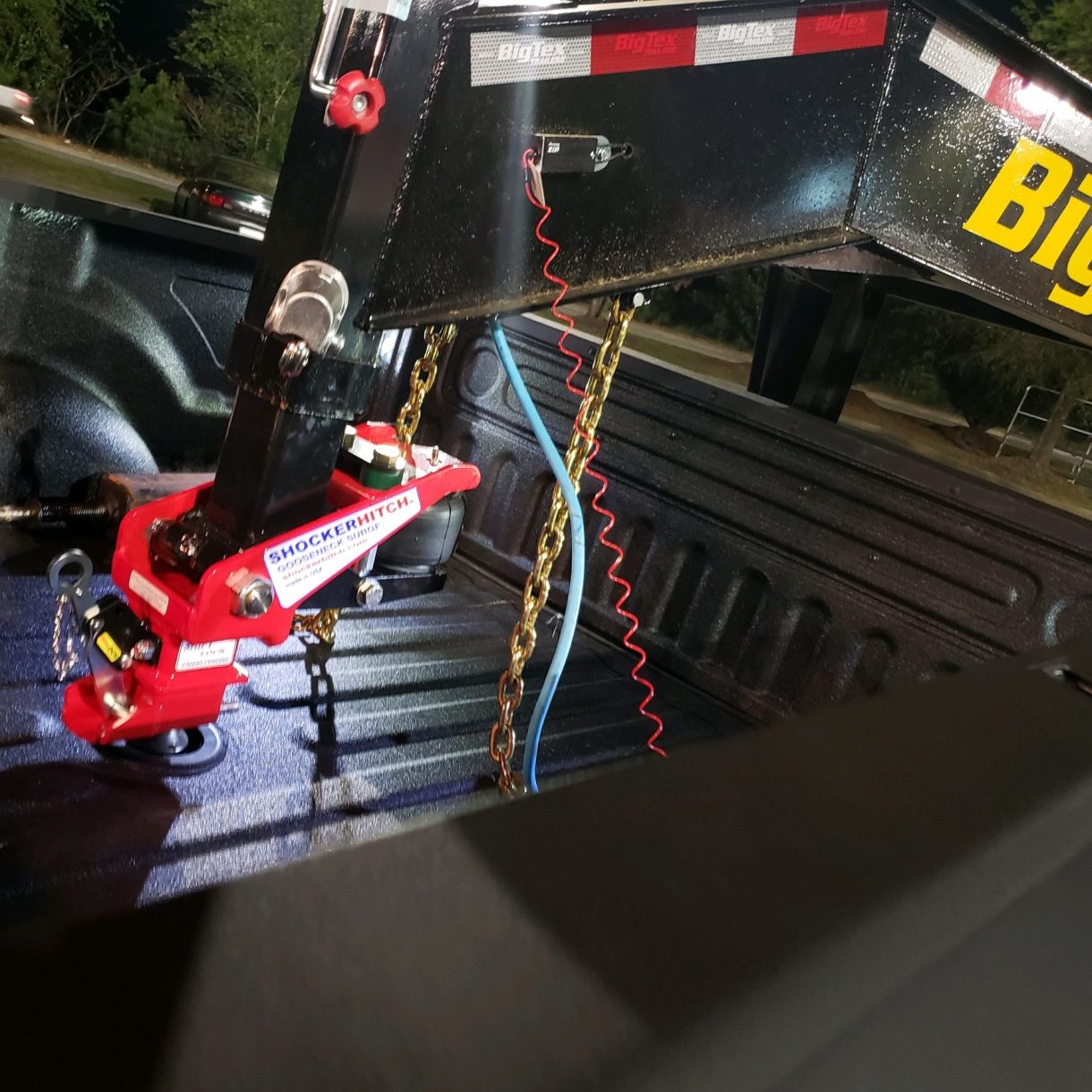 Gooseneck Air Hitch & Coupler Installed