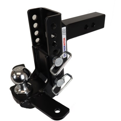 Shocker XR Drop Ball Mount with Sway Bar Tabs - 0 to 7-1/2" Drop