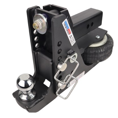 Shocker HD Max Black Air Drop Mount Hitch 2-1/2" Shank with 2-5/16" Ball