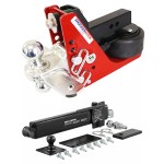 Shocker Air Hitch Combo Ball Mount with Friction Sway Control Kit
