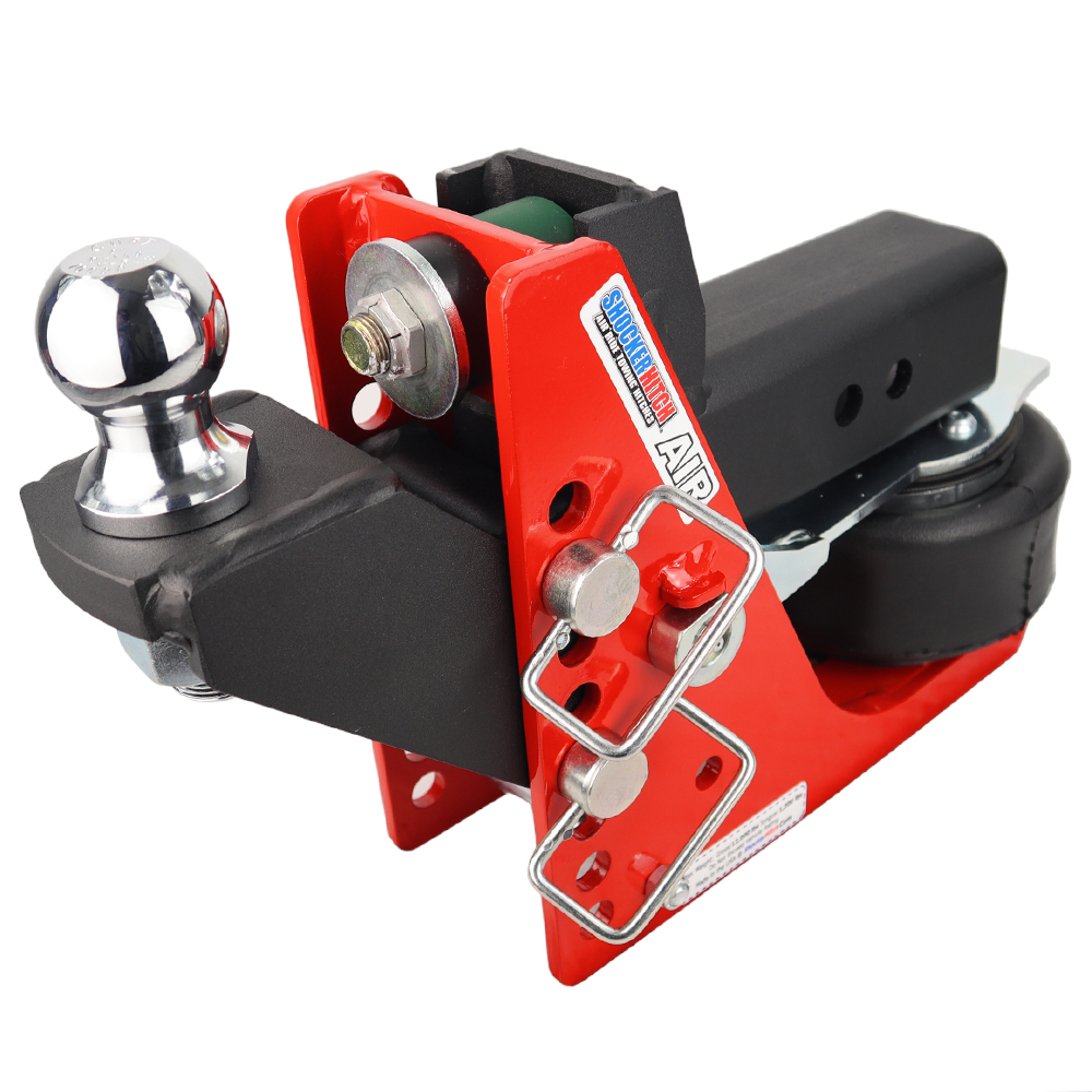 Shocker 12K Raised Ball Mount Air Hitch - 3" Shank with 2" Ball