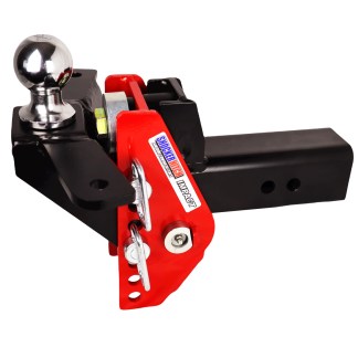 Shocker Impact Cushioned Hitch & Raised Ball Mount with Sway Bar Tabs