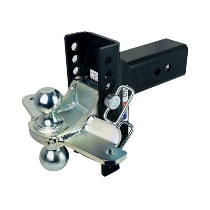 Shocker XR Combo Adjustable Hitch Ball Mount with Sway Tabs - 3" Receiver