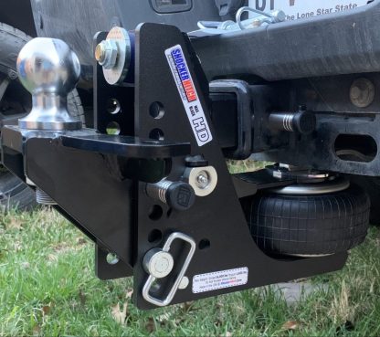 Shocker HD Max Black Air Hitch with Raised Sway Tab Mount