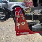Shocker HD Air Hitch - Pintle - Installed on Flat Bed Truck