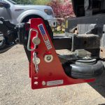 Shocker HD Air Hitch - Pintle - Installed on Flat Bed Truck