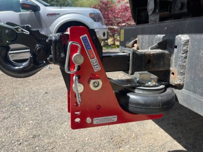 Shocker HD Air Hitch - Pintle - Installed on Flat Bed Truck