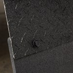 Under Bumper Tow Flaps - Textured Black Diamond Plate