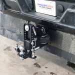Max Black HD Drop Hitch with Sway Arm Mini Balls Attached