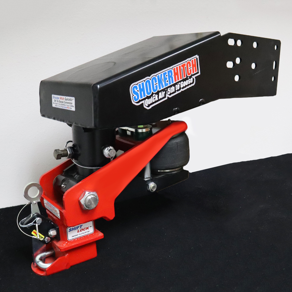 Shocker QuickAir 5th Wheel to Gooseneck Air Hitch & Coupler Conversion Kit - Refurbished