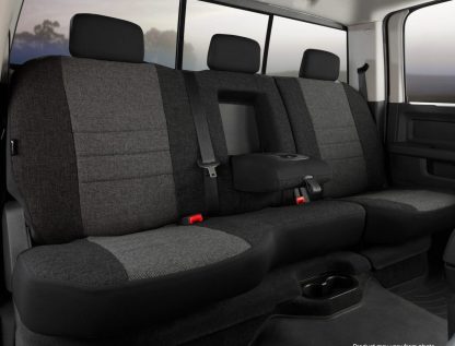 Fia OE Tweed Rear Seat Covers - Charcoal