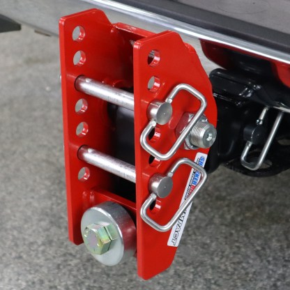 Shocker 12K Impact Cushion Bumper Hitch Base Frame with Pins (No Mount) - Rise Position