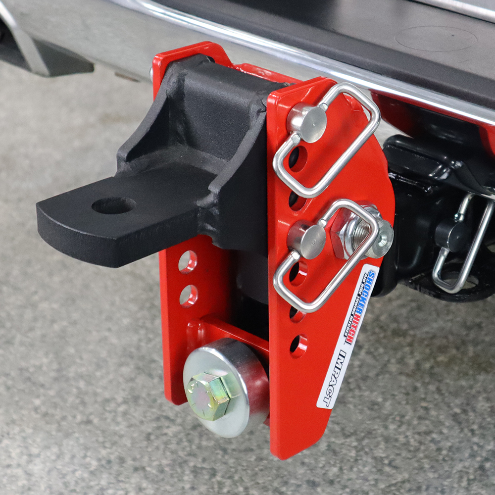 Shocker 14K Impact Cushion Bumper Hitch with Drawbar Mount - Max Rise