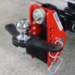 Shocker 12K Impact Cushion Bumper Hitch with Raised Ball Mount with Sway Tabs - Max Drop