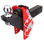 14K Impact Dual Cushion Hitch w/ Raised Ball Mount & 2" Ball - For 2-1/2" Receiver