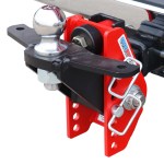 14K Impact Dual Cushion Receiver Hitch w/ Raised Ball Mount w/ Sway Tabs & 2-5/16" Ball