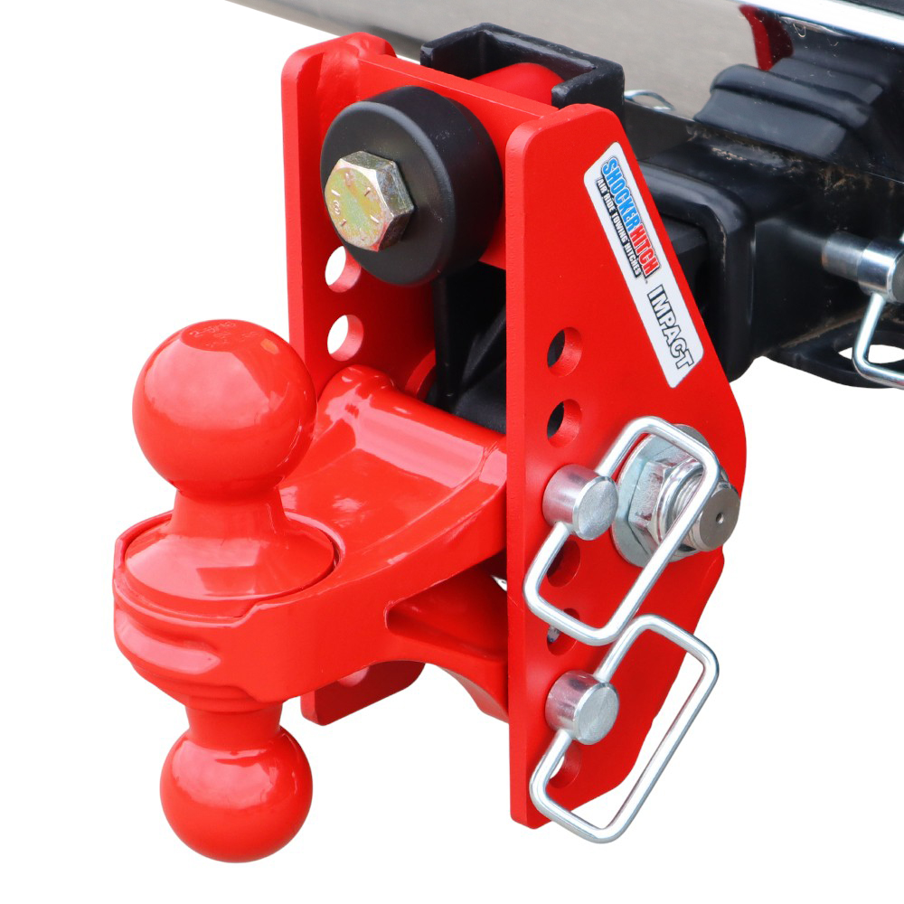 14K Impact Dual Cushion Receiver Hitch w/ Red Combo Ball