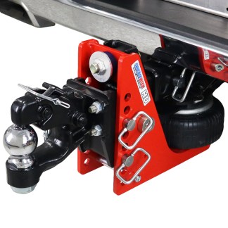 Shocker 20K HD Air Hitch with Pintle Hook & Ball Combo Mount