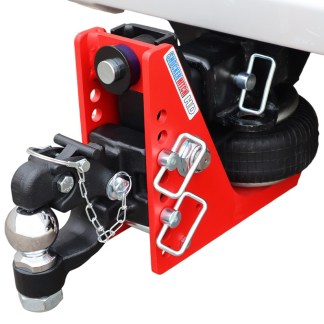 20K HD Air Hitch & Channel 8-Ton Pintle & 2-5/16" Ball Installed