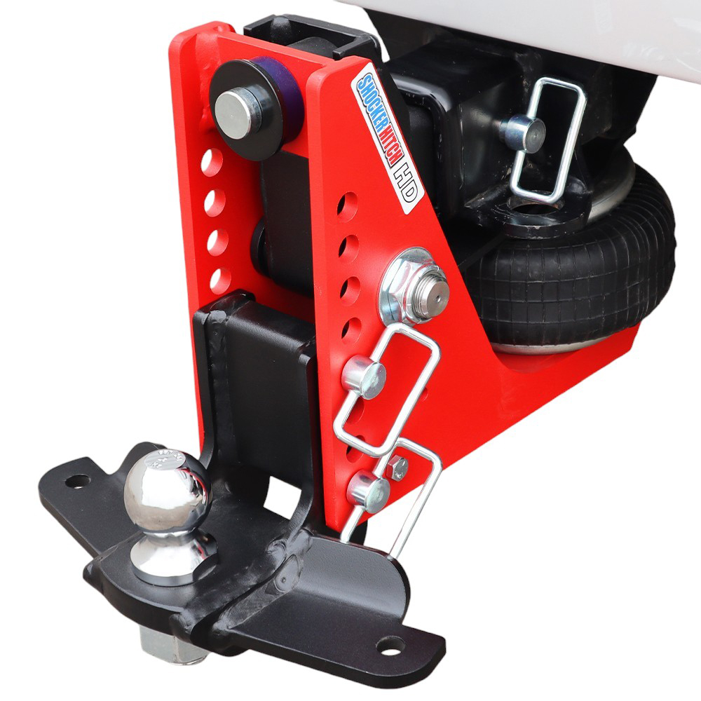 20K HD Air Hitch & Sway Tab Drop Mount w/ 2" Ball Installed