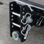 Shocker 20K Impact Max Cushion Bumper Hitch Base Frame with Pins (No Mount) - Rise Position