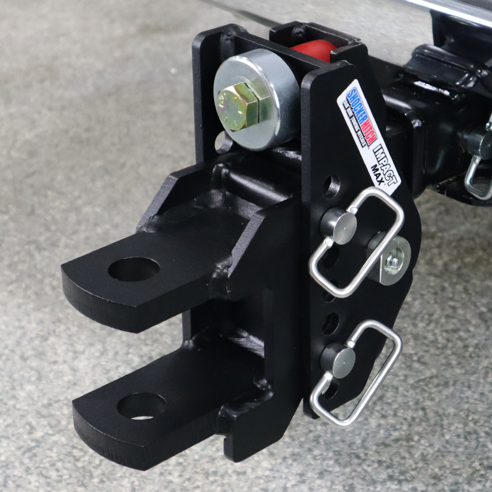 Shocker 20K Impact Max Cushion Bumper Hitch with Clevis Pin Mount - Drop