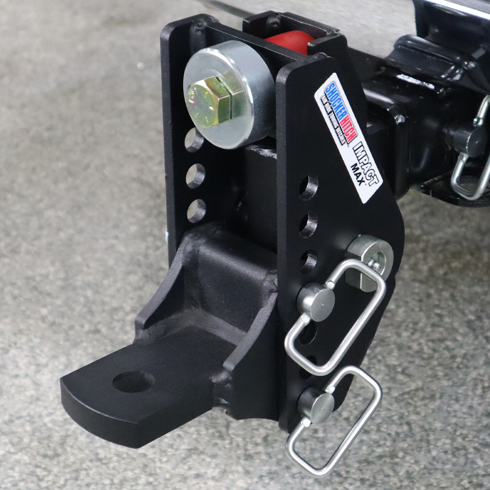 Shocker 20K Impact Max Cushion Bumper Hitch with Drawbar Mount - Max Drop