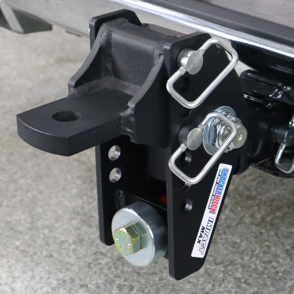 Shocker 20K Impact Max Cushion Bumper Hitch with Drawbar Mount - Max Rise