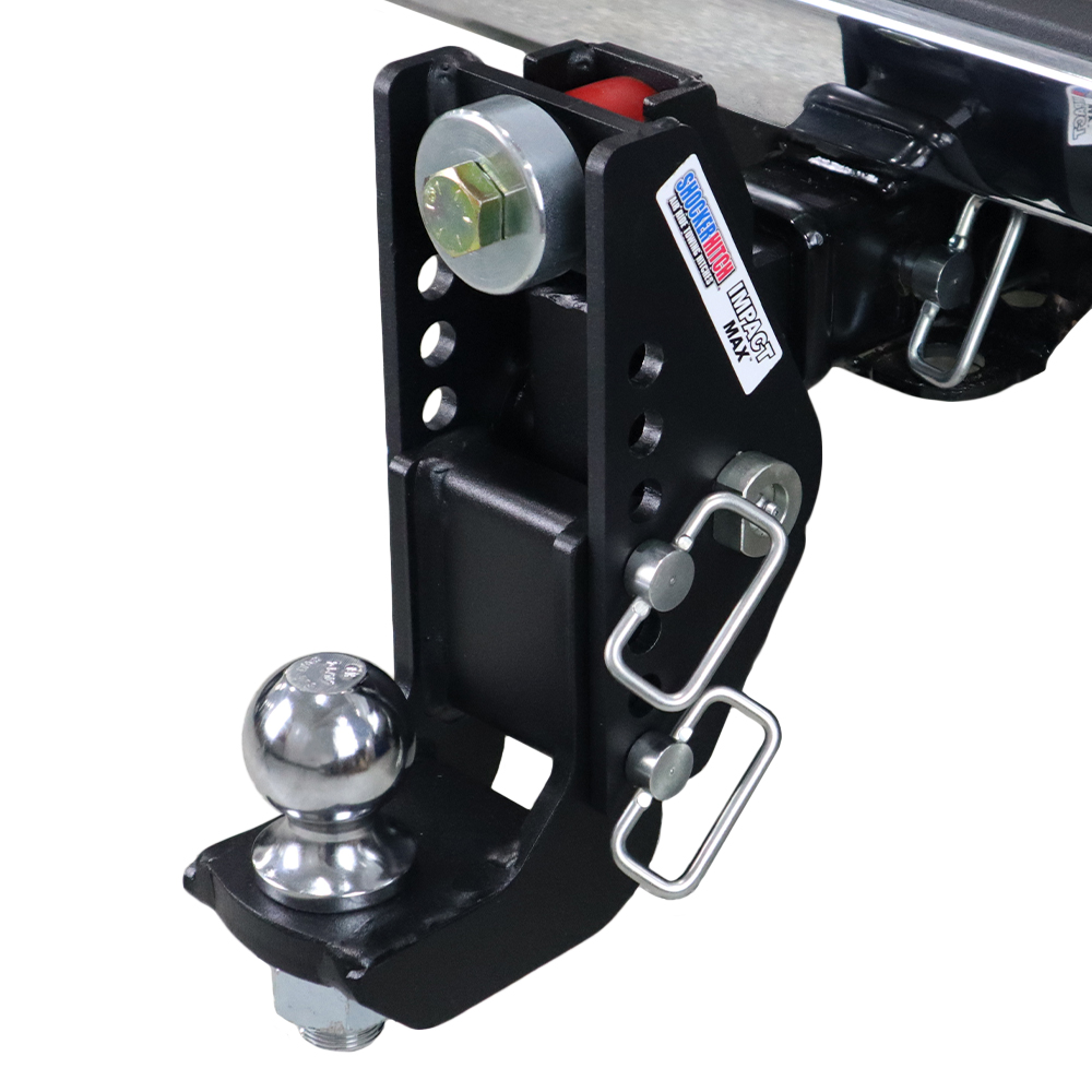 Shocker 20K Impact Max Cushion Bumper Hitch with Drop Ball Mount