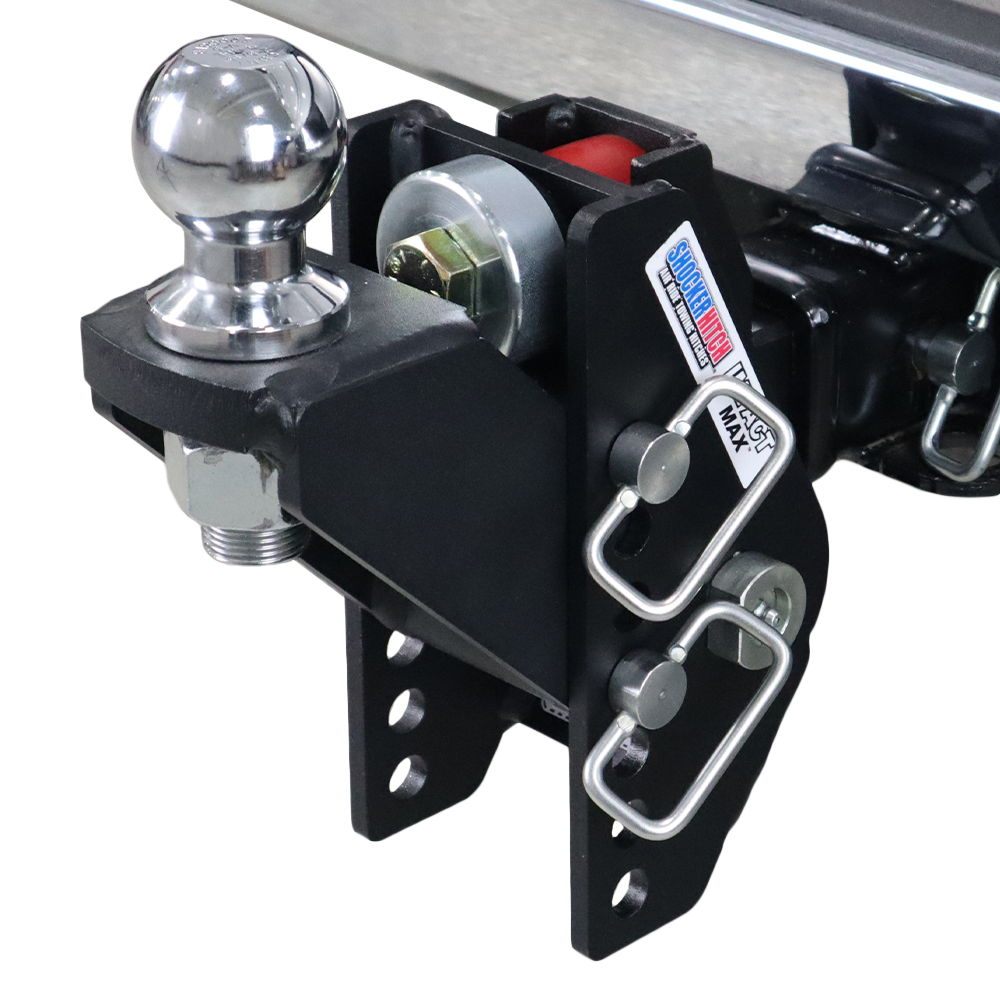 Shocker 20K Impact Max Cushion Bumper Hitch with Raised Ball Mount