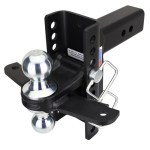 Shocker XR Hitch & Chrome Combo Balls with Sway Tabs - 10 -Hole - For 2-1/2" Receiver