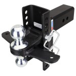 Shocker XR Hitch & Chrome Combo Balls with Sway Tabs - 10 -Hole - For 3" Receiver