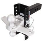 Shocker XR Hitch & Silver Combo Balls with Sway Tabs - 10-Hole - For 2" Receiver