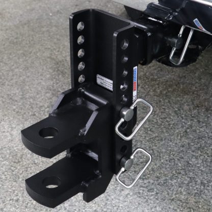 Shocker XR Clevis Pin Hitch Installed - 10 Hole Frame