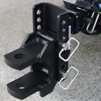 Shocker XR Clevis Pin Hitch Installed - 8 Hole Frame