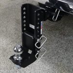 Shocker XR Drop Hitch Installed - 10 Hole Frame