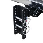 Shocker XR Drop Hitch Flipped Down Installed - 10 Hole Frame