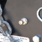 Easy To Use Air Valve on Max Black Air Receiver Hitch